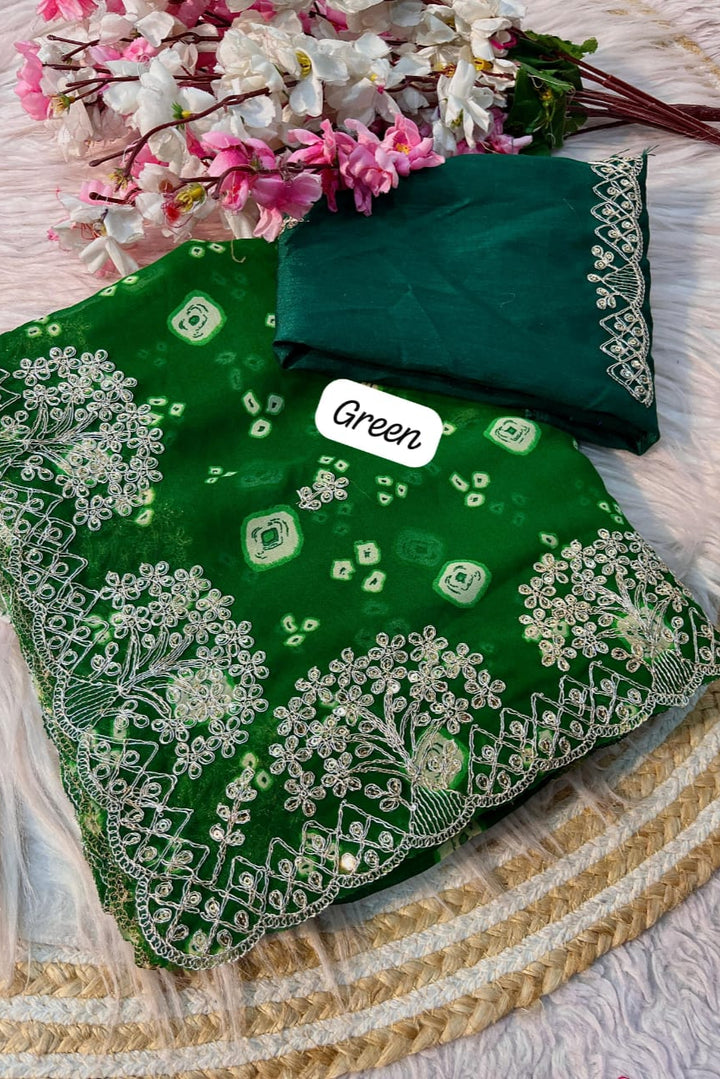Defining You Georgette Saree