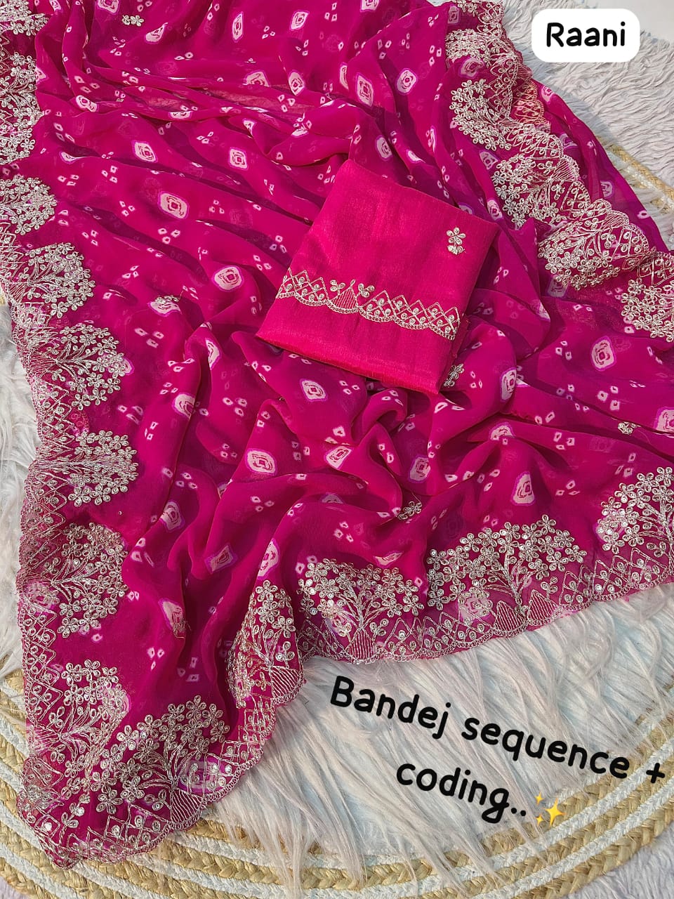 Defining You Georgette Saree