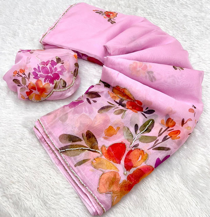 Tales in the Wind Tabby Silk Saree