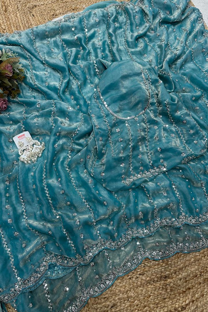 Wind’s Embrace Fancy Silk Saree