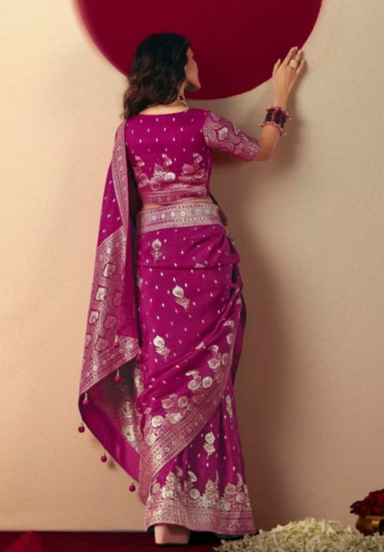 Sutra of Love Fancy Dola Viscous Silk Saree