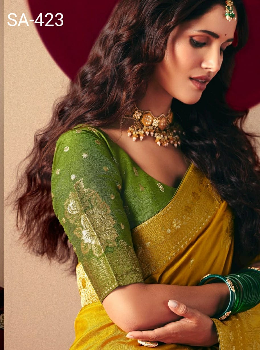 Sutra of Love Fancy Dola Viscous Silk Saree