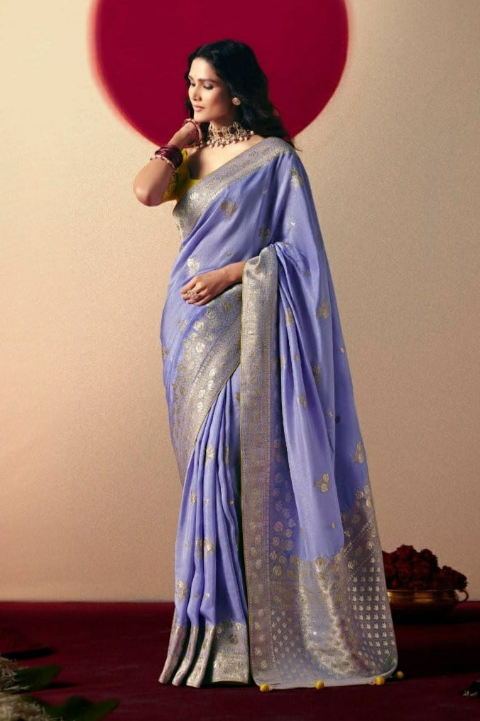 Sutra of Love Fancy Dola Viscous Silk Saree