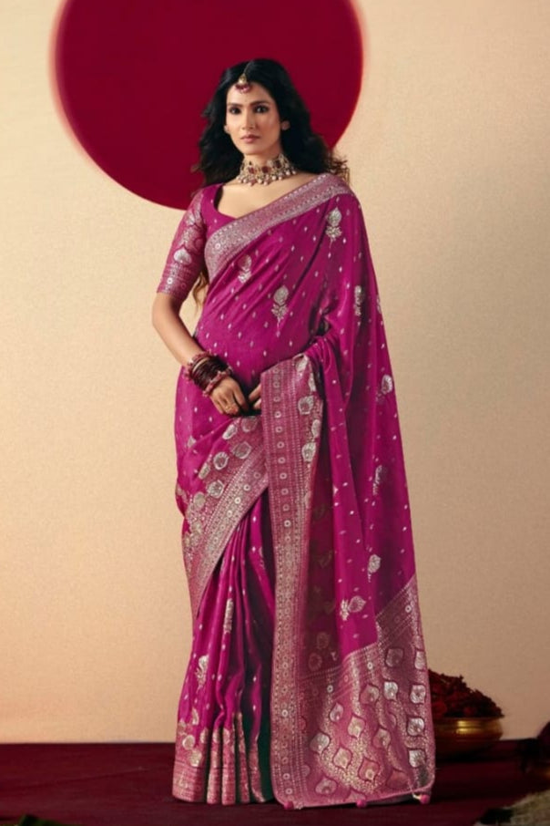 Sutra of Love Fancy Dola Viscous Silk Saree