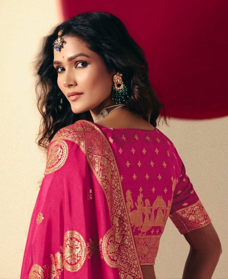Sutra of Love Fancy Dola Viscous Silk Saree