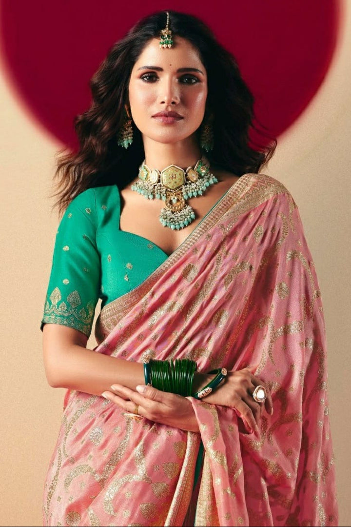 Sutra of Love Fancy Dola Viscous Silk Saree