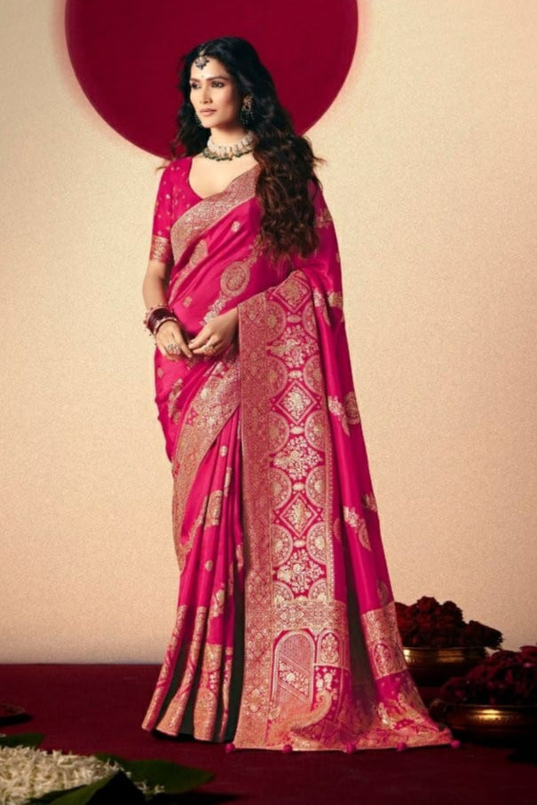 Sutra of Love Fancy Dola Viscous Silk Saree