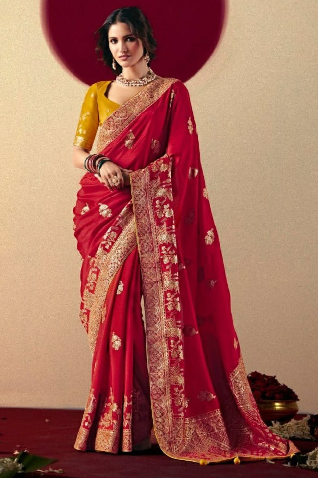 Sutra of Love Fancy Dola Viscous Silk Saree