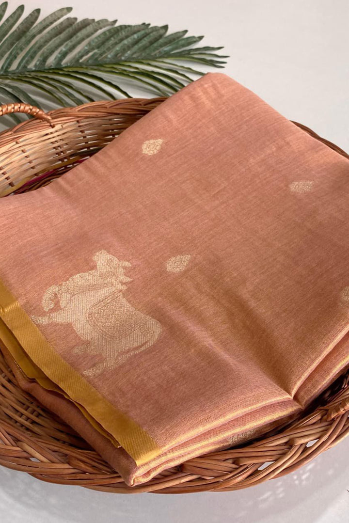 Divine Kamdhenu Tissue Silk Saree