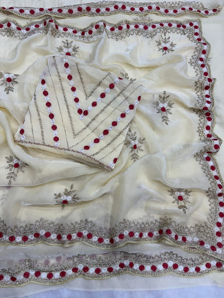 Aurora Drapes Fancy Silk Saree