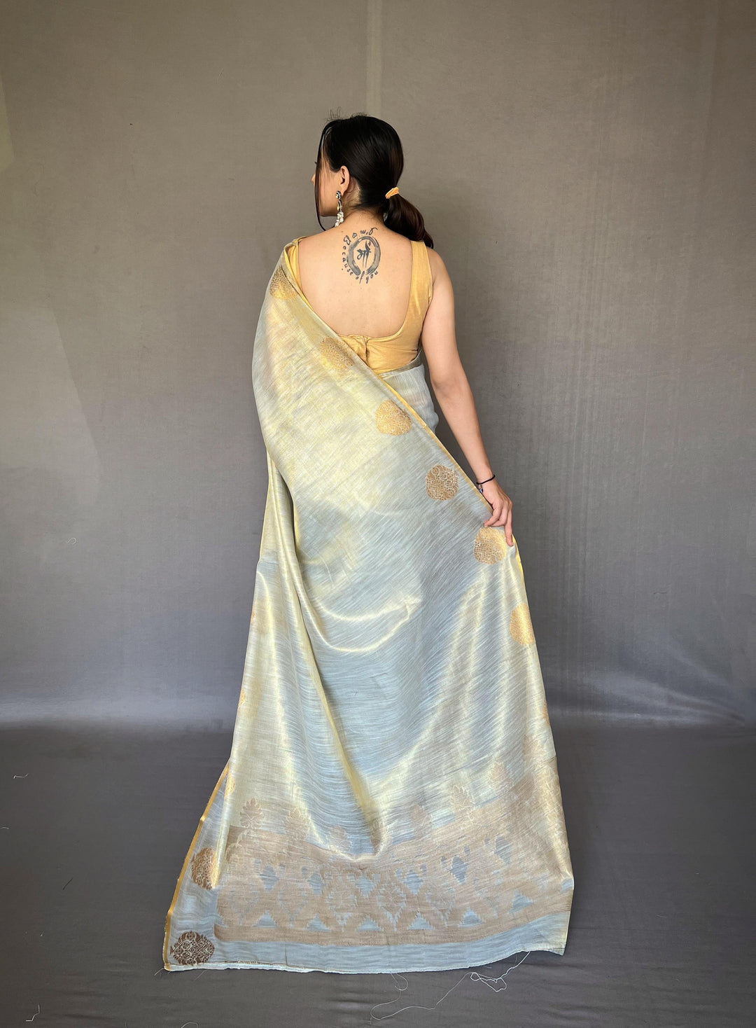 Sargam of Autumn Tissue Silk Saree