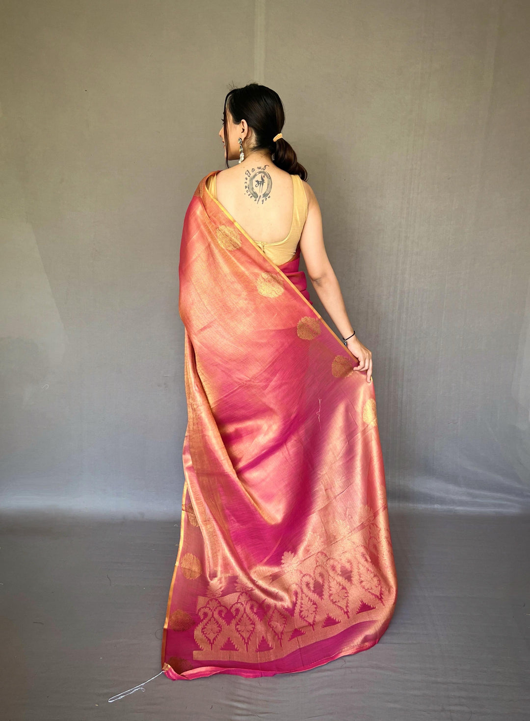 Sargam of Autumn Tissue Silk Saree
