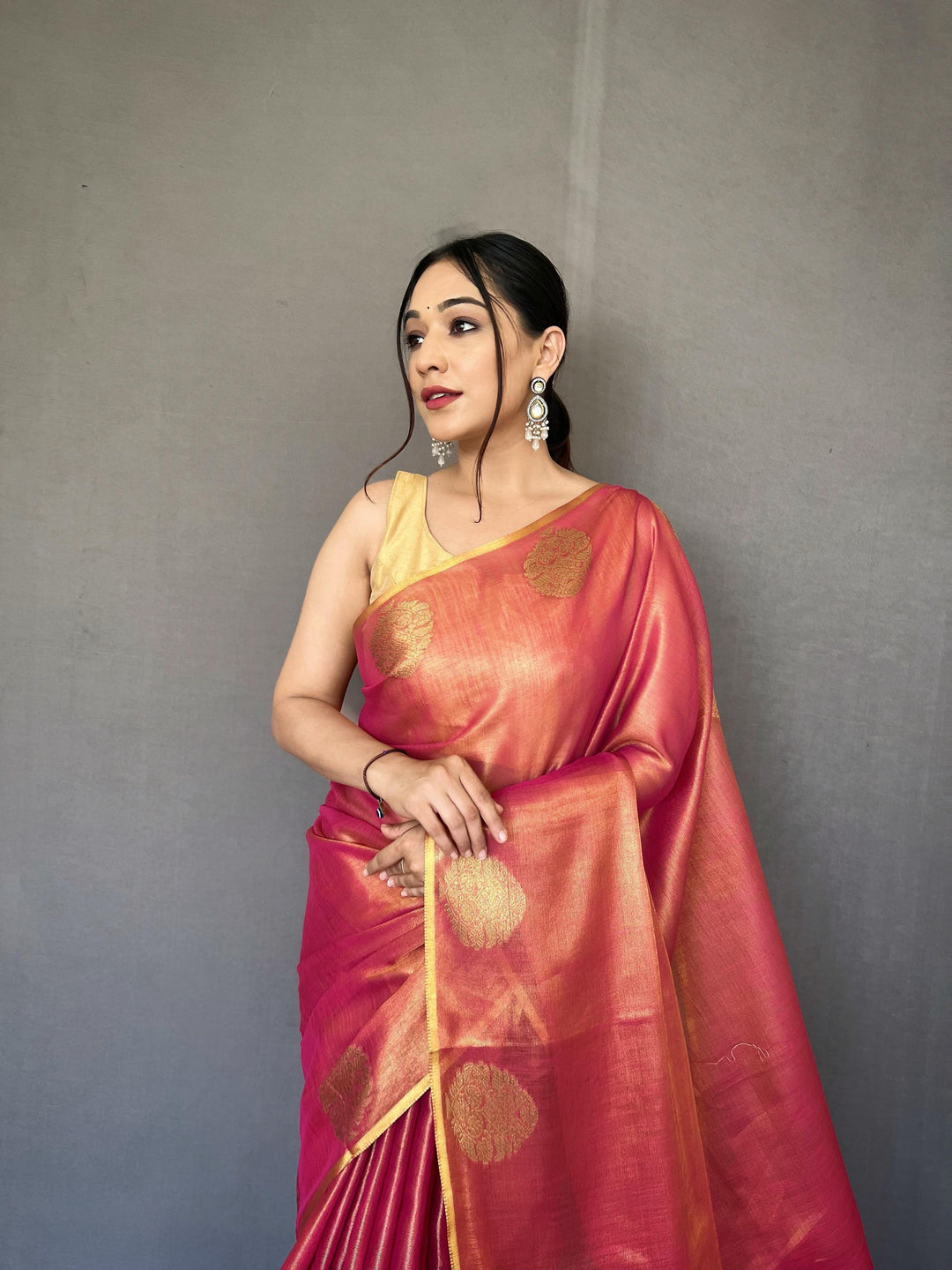 Sargam of Autumn Tissue Silk Saree