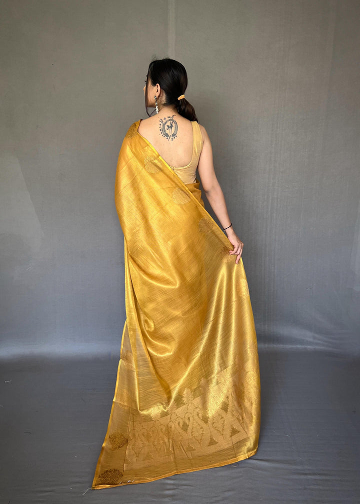 Sargam of Autumn Tissue Silk Saree