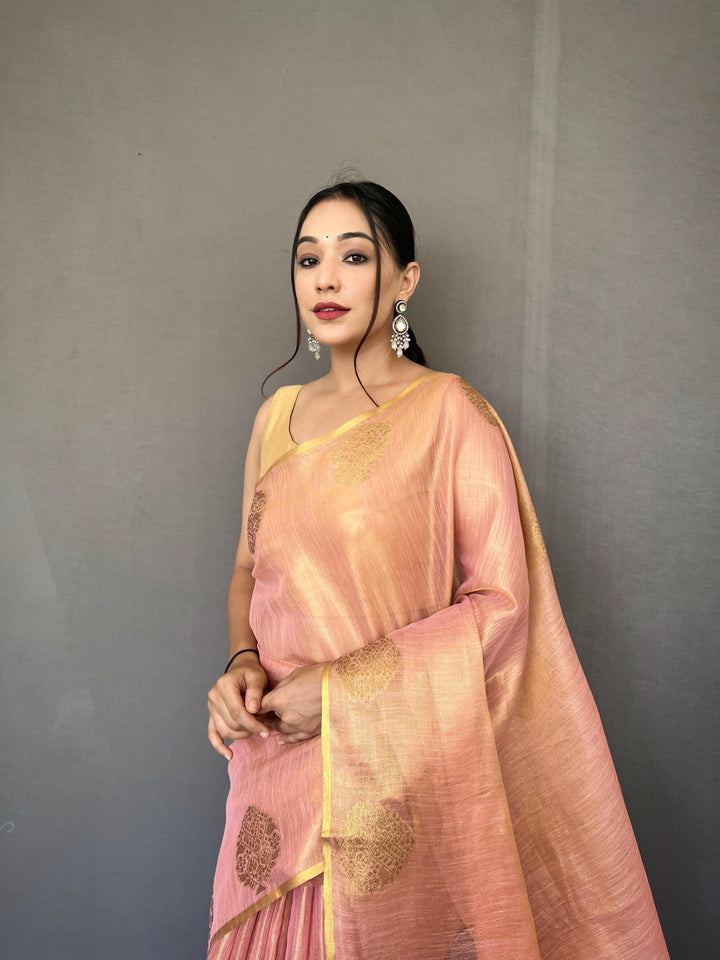 Sargam of Autumn Tissue Silk Saree