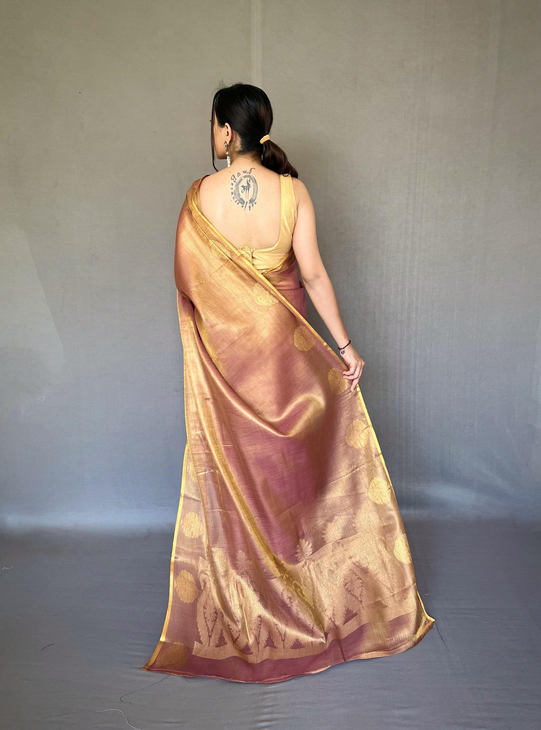 Sargam of Autumn Tissue Silk Saree