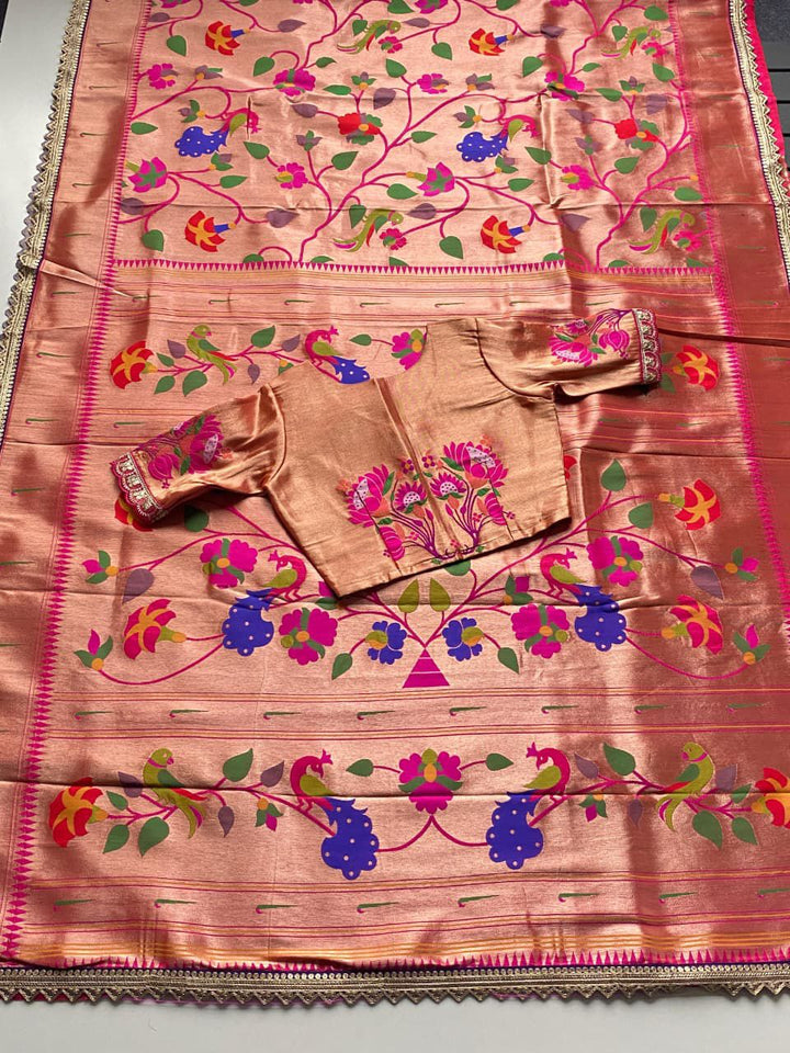 Royal Enigma Paithani Silk Saree
