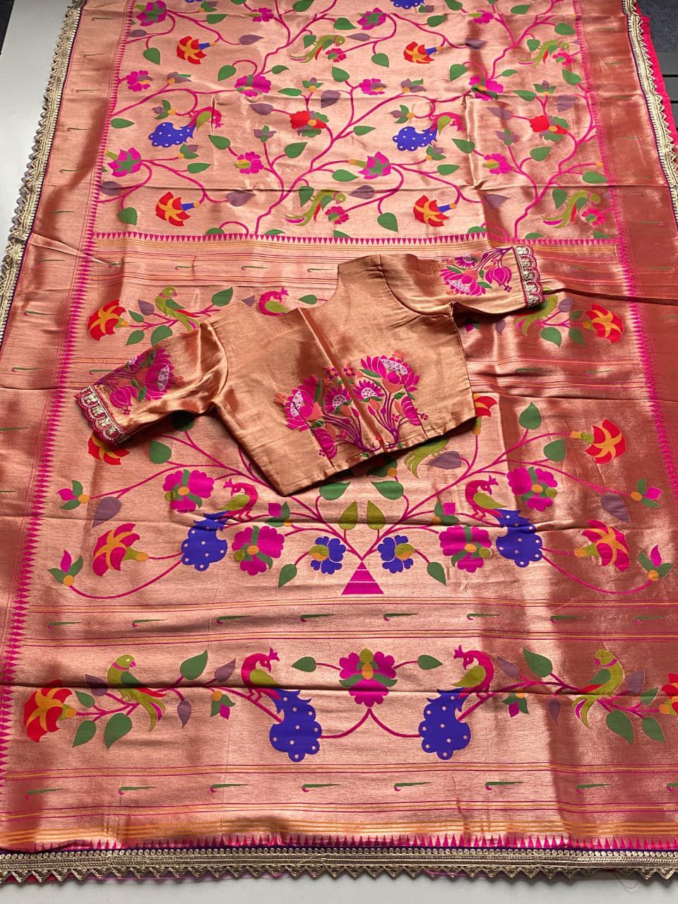 Royal Enigma Paithani Silk Saree