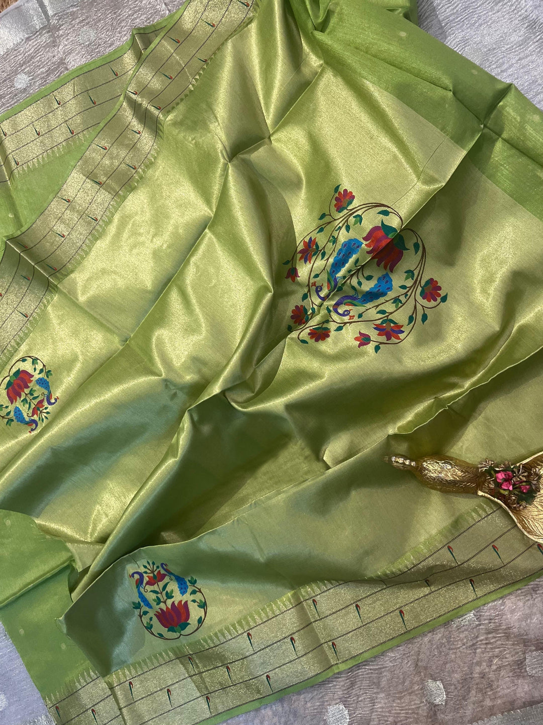 Diva’s Secret Tussar Paithani Silk Saree
