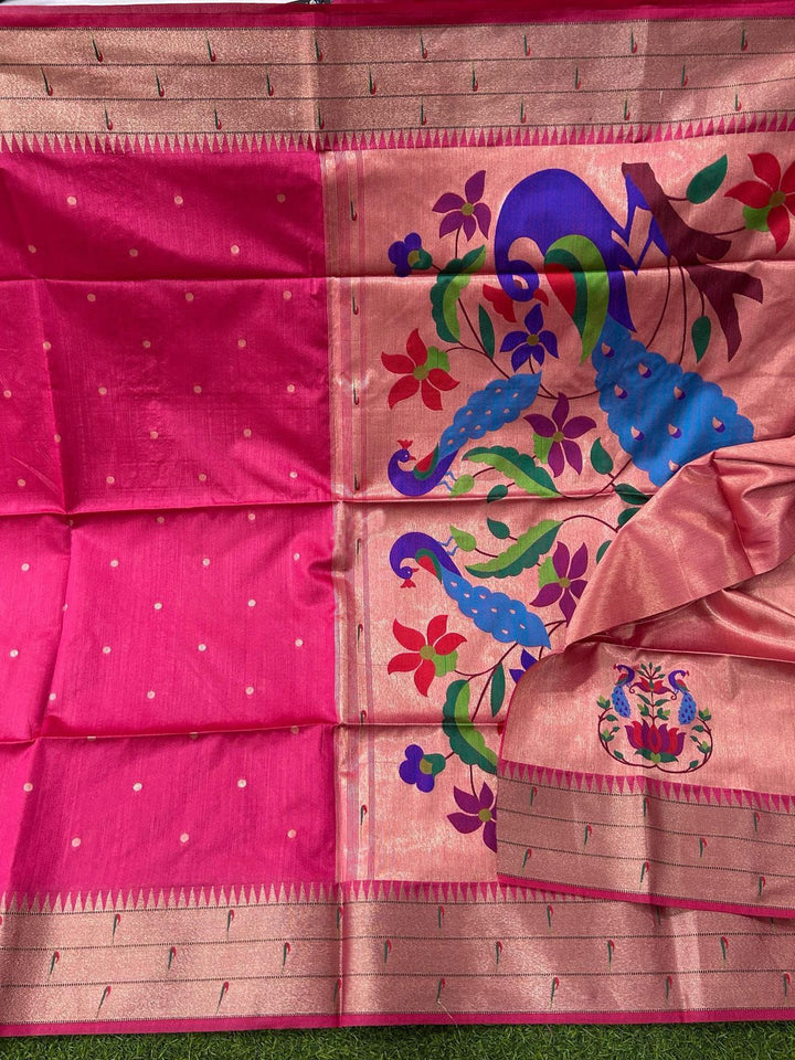 Diva’s Secret Tussar Paithani Silk Saree