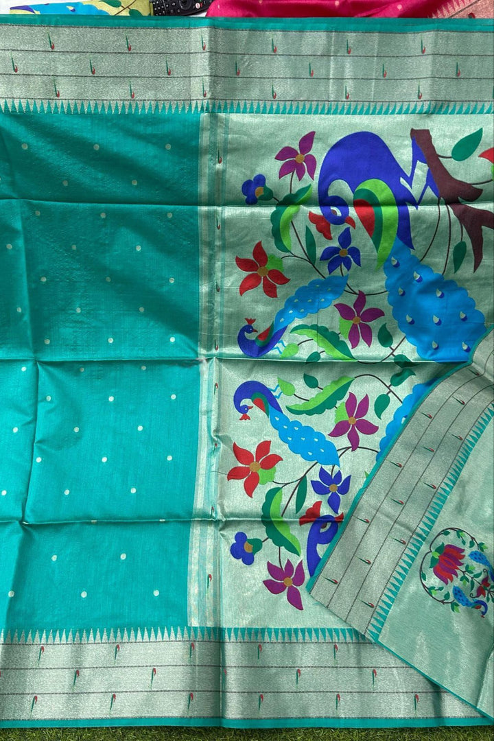 Diva’s Secret Tussar Paithani Silk Saree