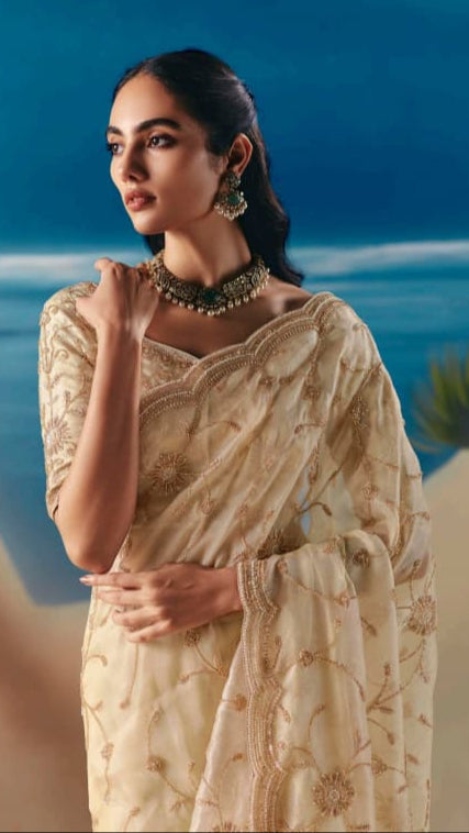 Threads of Fortune Fancy Silk Saree