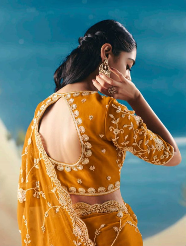 Threads of Fortune Fancy Silk Saree