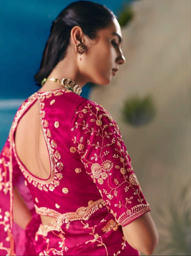 Threads of Fortune Fancy Silk Saree