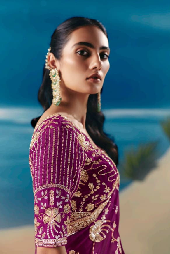 Threads of Fortune Fancy Silk Saree