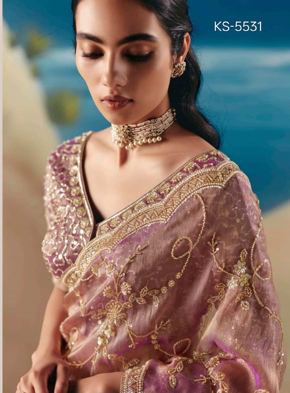 Threads of Fortune Fancy Silk Saree
