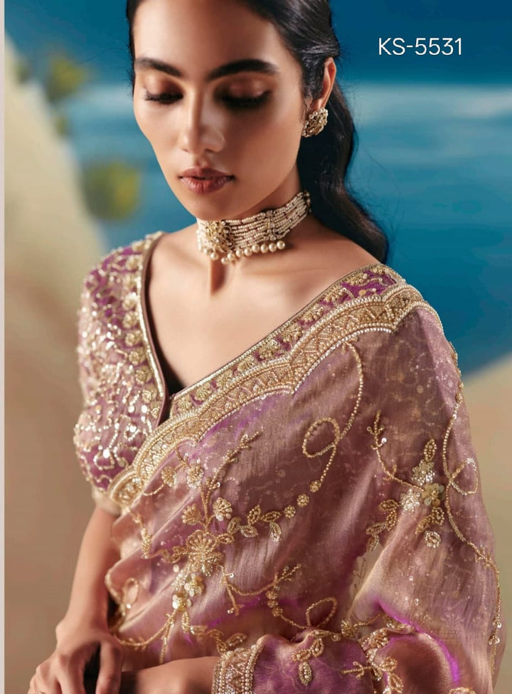 Threads of Fortune Fancy Silk Saree