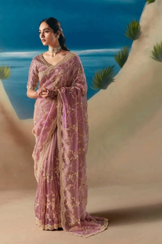 Threads of Fortune Fancy Silk Saree
