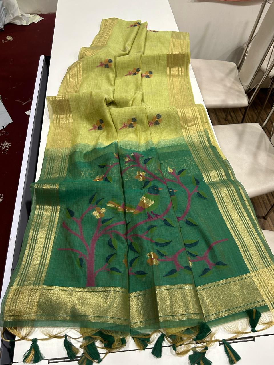 Modern Beauty Muga Cotton Saree