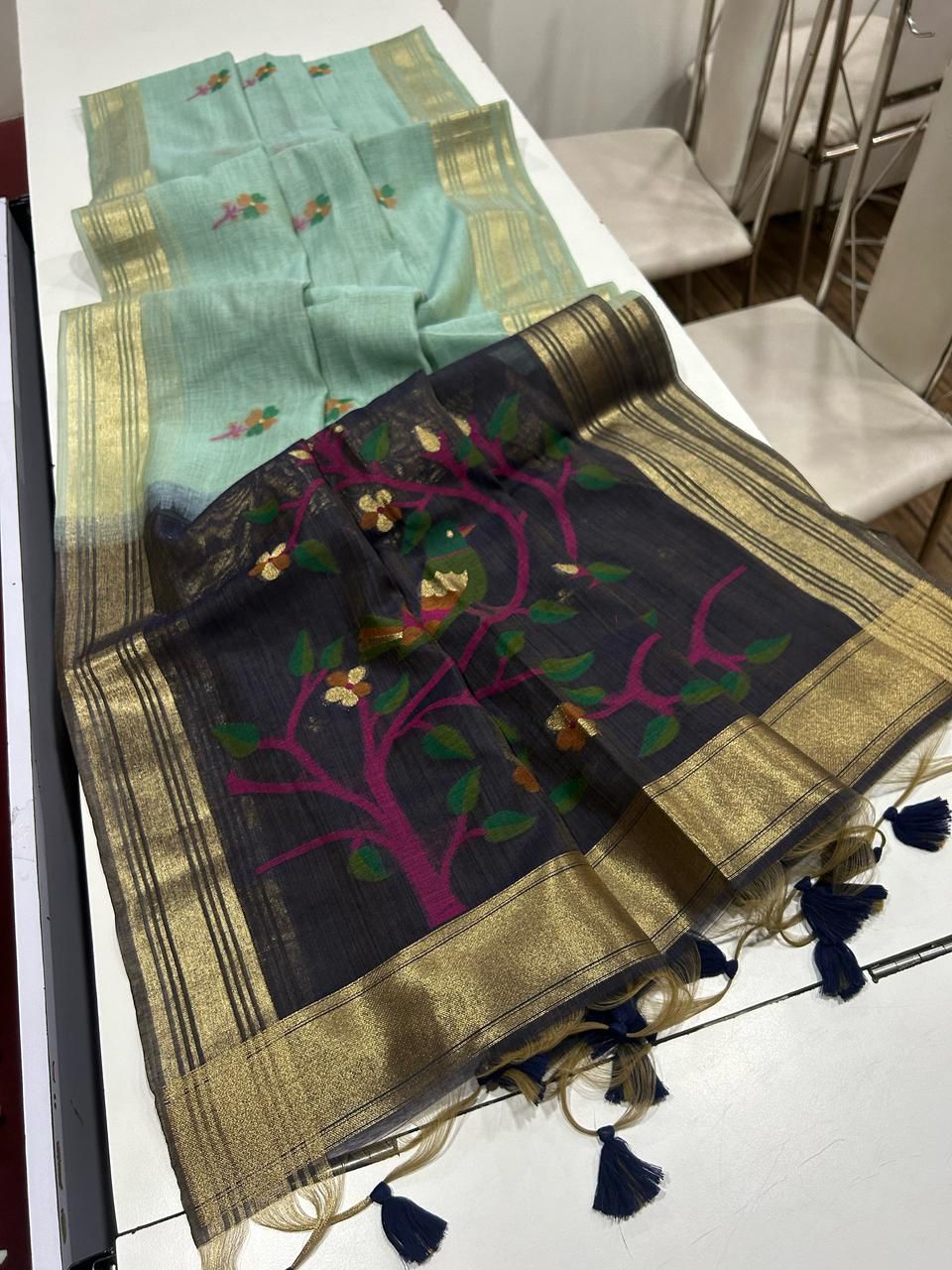Modern Beauty Muga Cotton Saree