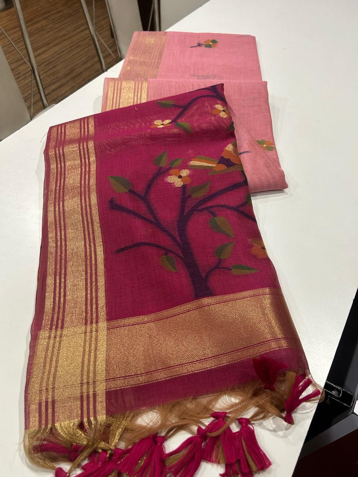Modern Beauty Muga Cotton Saree