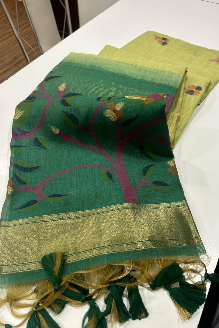 Modern Beauty Muga Cotton Saree