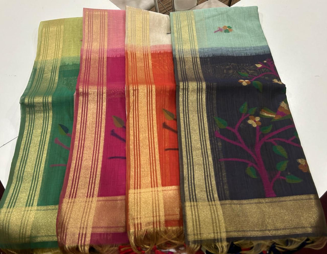 Modern Beauty Muga Cotton Saree