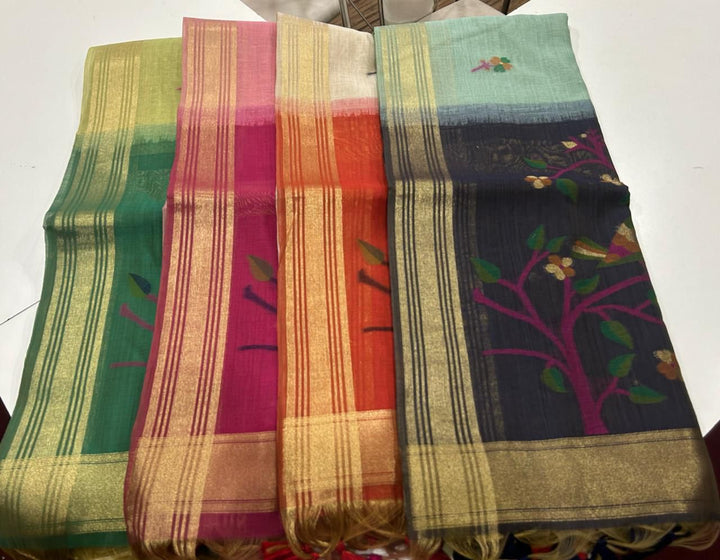 Modern Beauty Muga Cotton Saree