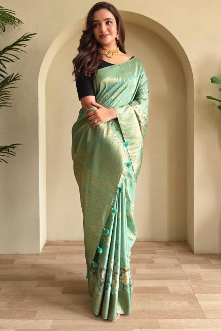 Golden Season Viscose Georgette Saree