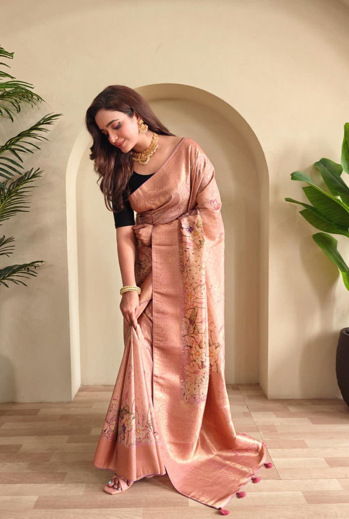 Golden Season Viscose Georgette Saree