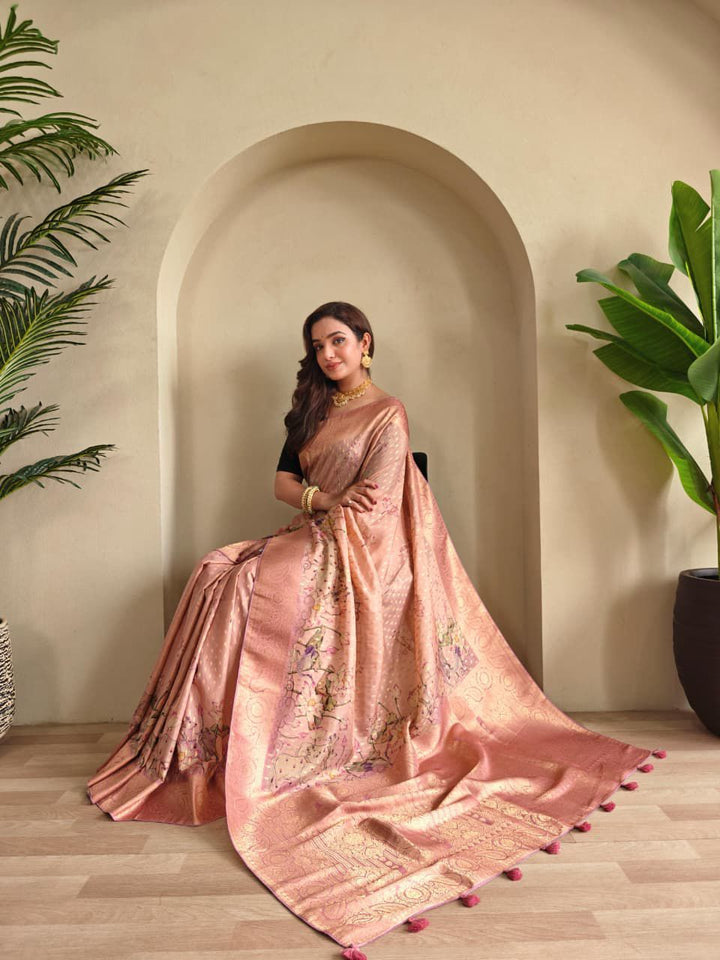Golden Season Viscose Georgette Saree