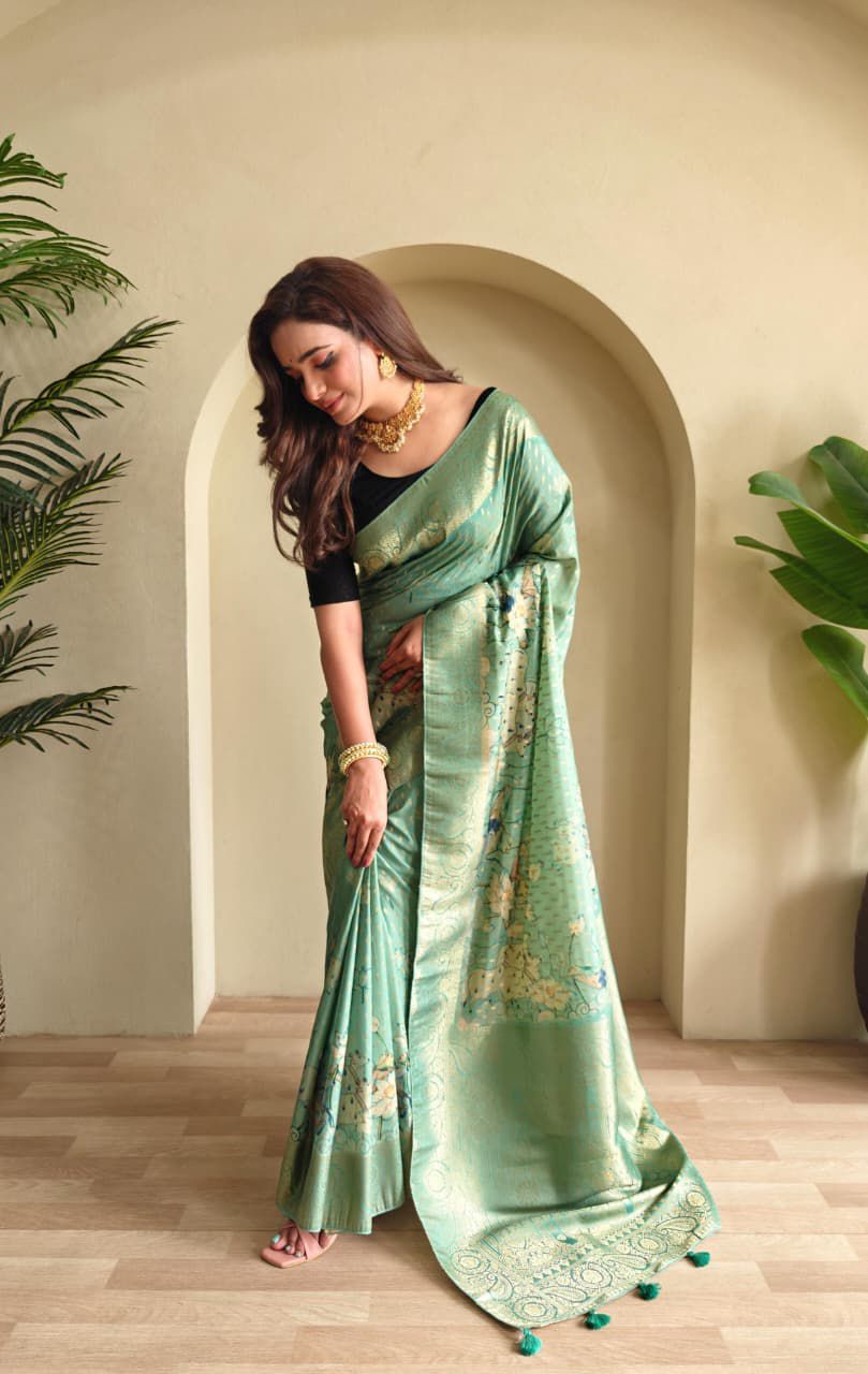 Golden Season Viscose Georgette Saree