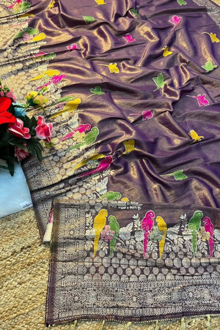 Ray of Grace Tissue Organza Saree