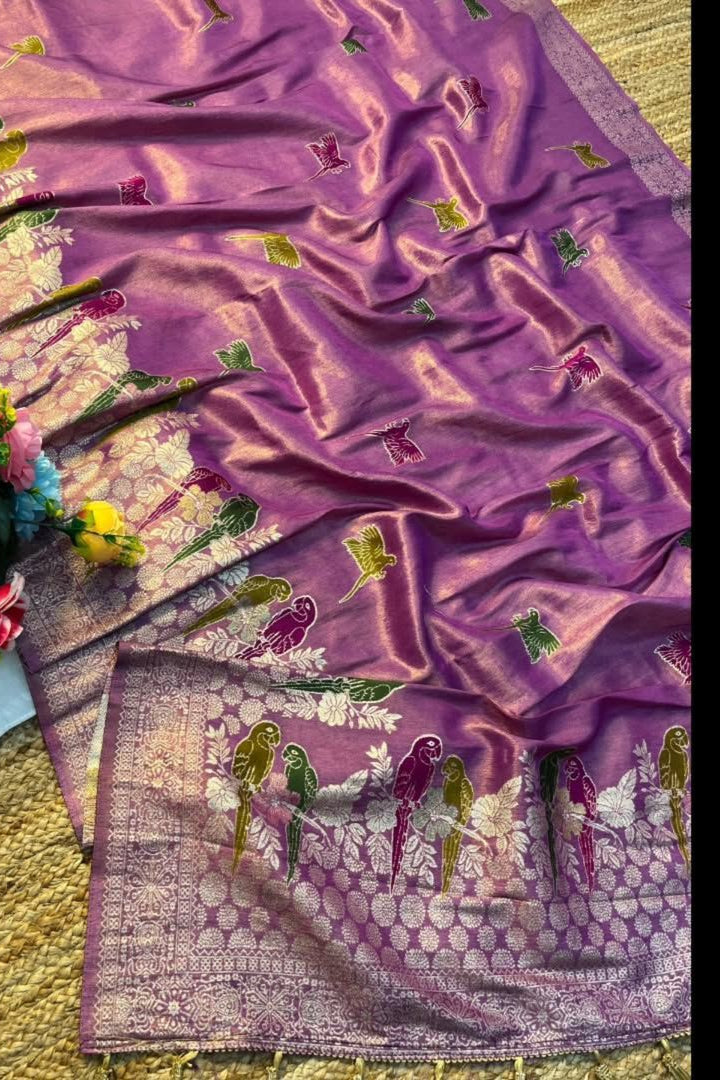 Ray of Grace Tissue Organza Saree