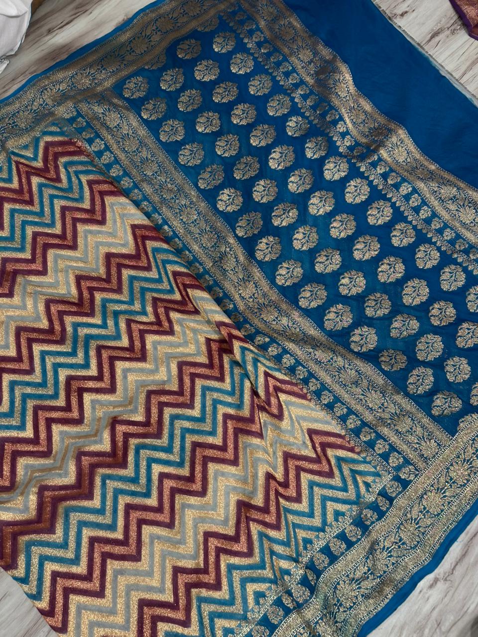 Beautiful Style Banarasi Katan Silk Saree