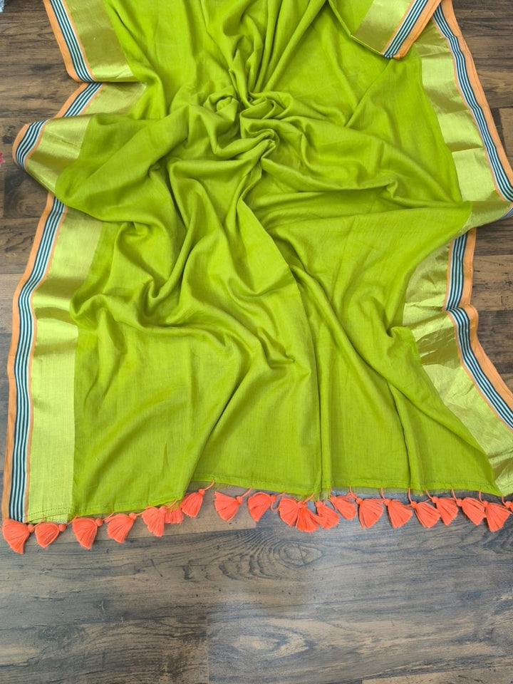 Neel Tara Mul Cotton Saree