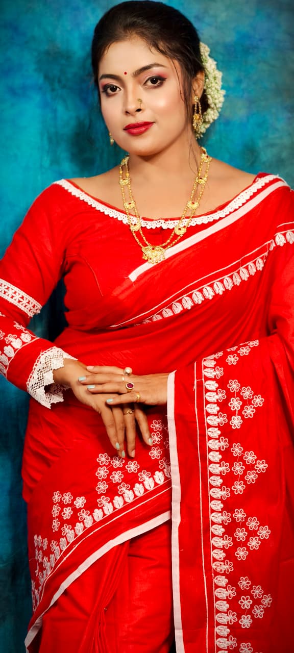 Sugary Glow Cotton Saree