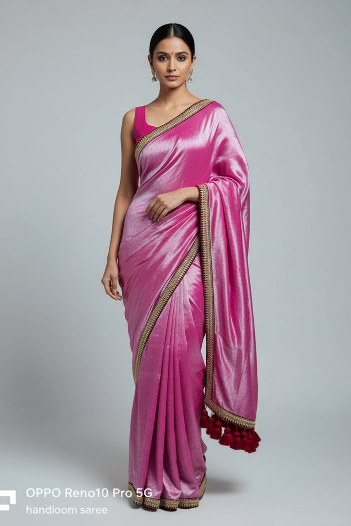 Rajlokkhi Raga Tissue Silk Saree