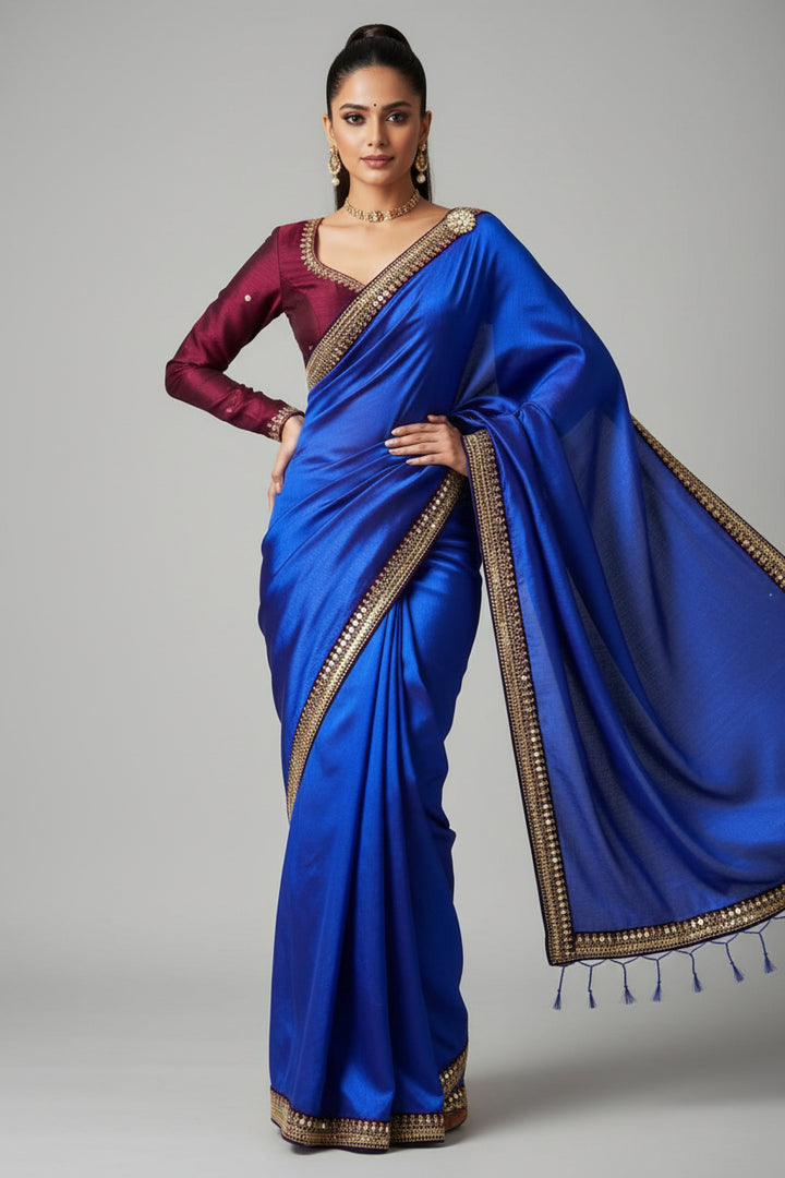 Rajlokkhi Raga Tissue Silk Saree