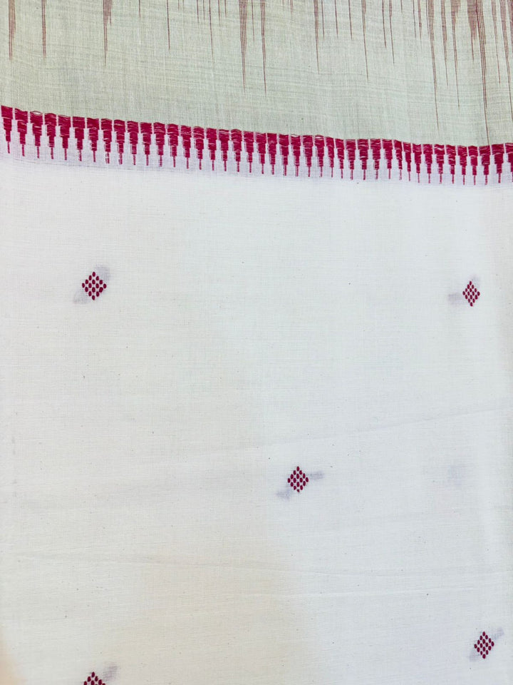 Ikatara - Dhonekhali Cotton Handloom Saree(Nabami)